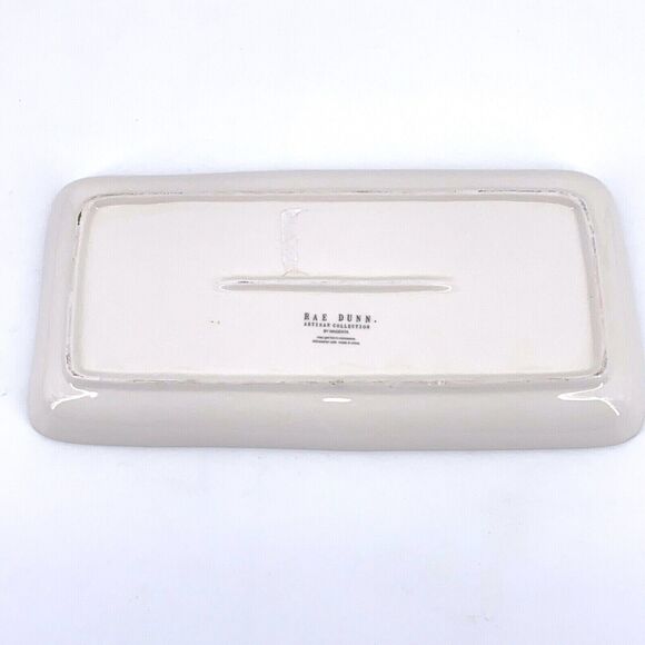 Rae Dunn Artisan Collection Cheese Serving Platter Tray 13.5" X 7" Magenta - Picture 5 of 7